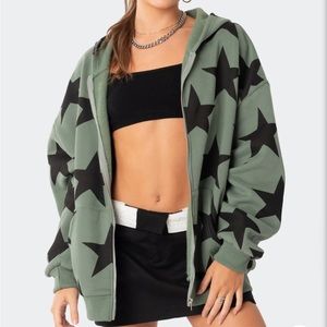 Edikted zip up hoodie
